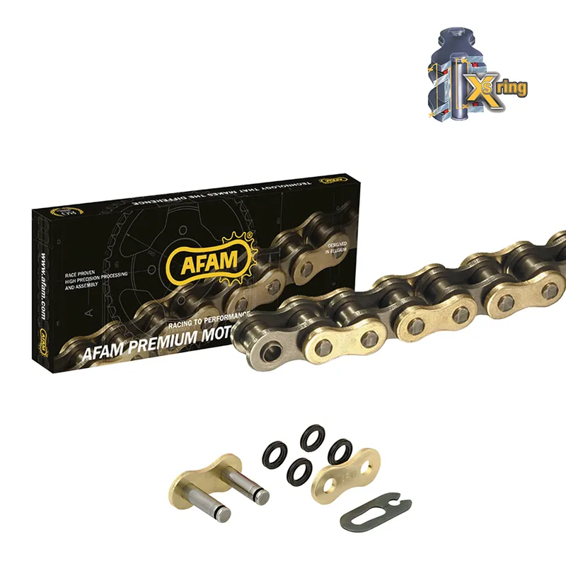 AFAM Kette 520 XRR3-G Xs-Ring 114 m. Clip-Schloss A520XRR3-G 114L Zertifiziert
