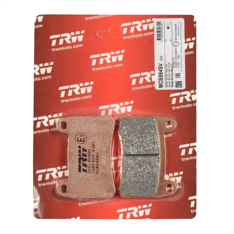 Preisreduziert TRW Bremsbelag Sinter Street MCB884SV