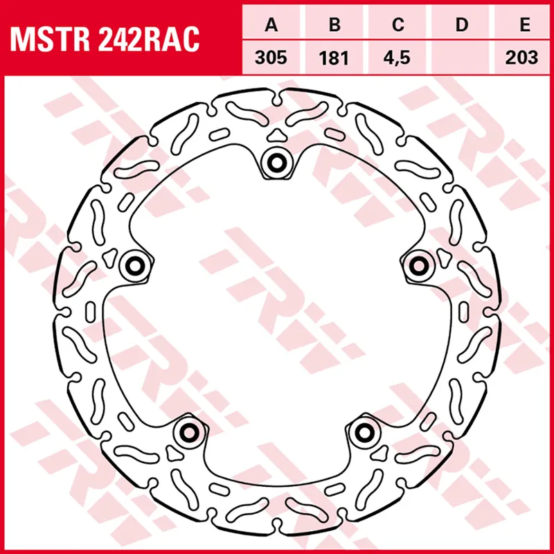 Heißes Angebot TRW Bremsscheibe revited MSTR242RAC