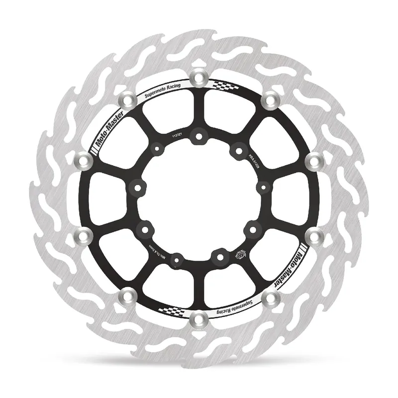 Direktkauf Moto-Master Bremsscheibe Flame vorn schwim. Supermoto Racing 320 112321