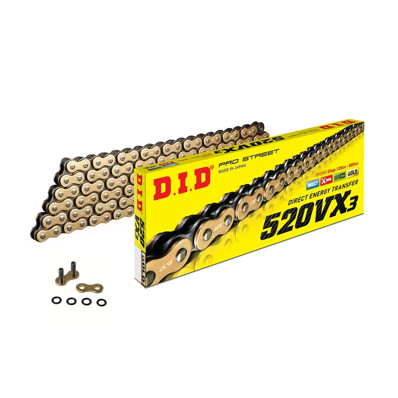 DID Kette 520 VX3 GB 142 mit Niet-Schloss D520VX3-142L Aktuell