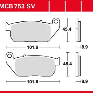 TRW Bremsbelag Performance Comfort MCB753PC Saisonangebot
