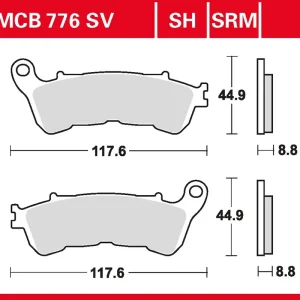 TRW Bremsbelag Performance Comfort MCB776PC Abverkauf