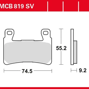 Jetzt Bestellen TRW Bremsbelag Performance Comfort MCB819PC