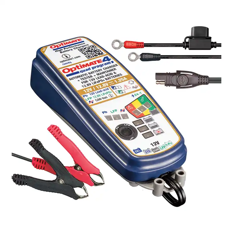 Solange Der Vorrat Reicht Optimate Batterieladegerät 4 Quad 12 Volt 1,25 Amp. CAN-Bus fähig 10100-20