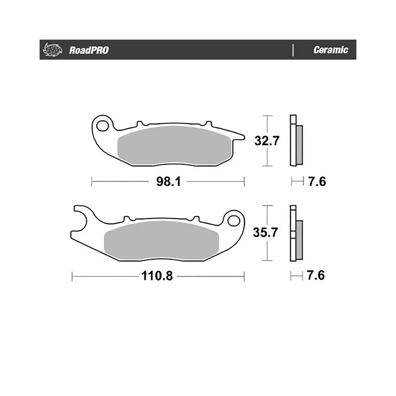 Aktuell Moto-Master Bremsbelag RoadPRO Ceramic 414104