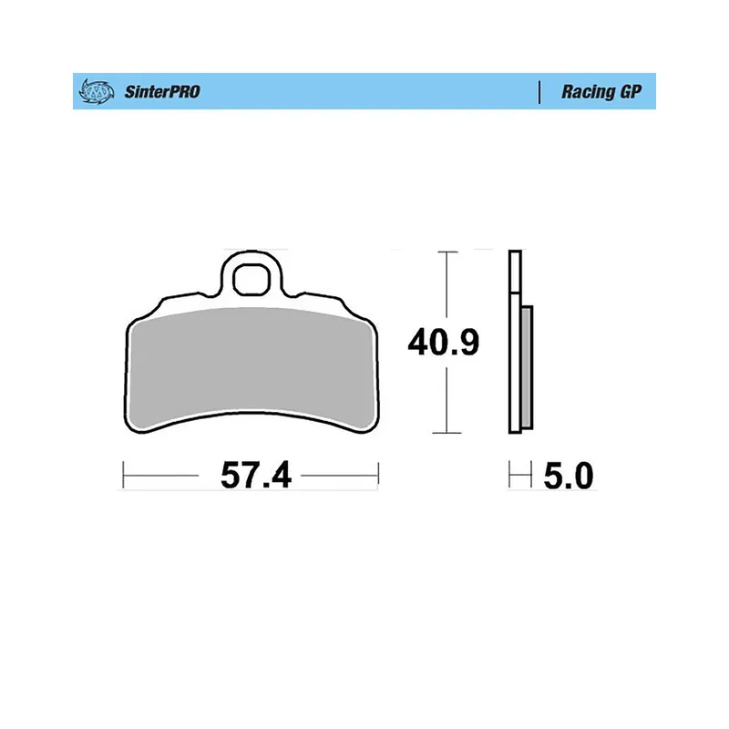 Kostenfreie Lieferung Moto-Master Bremsbelag SinterPRO Racing GP ohne ABE 099712