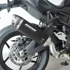 Bodis Auspuff V4-M-CA Slip-On Edelstahl schwarz KZH2-001 Meistverkauft