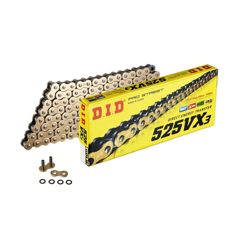 DID Kette 525 VX3 GB 130 mit Niet-Schloss D525VX3.G-130L Jetzt Bestellen