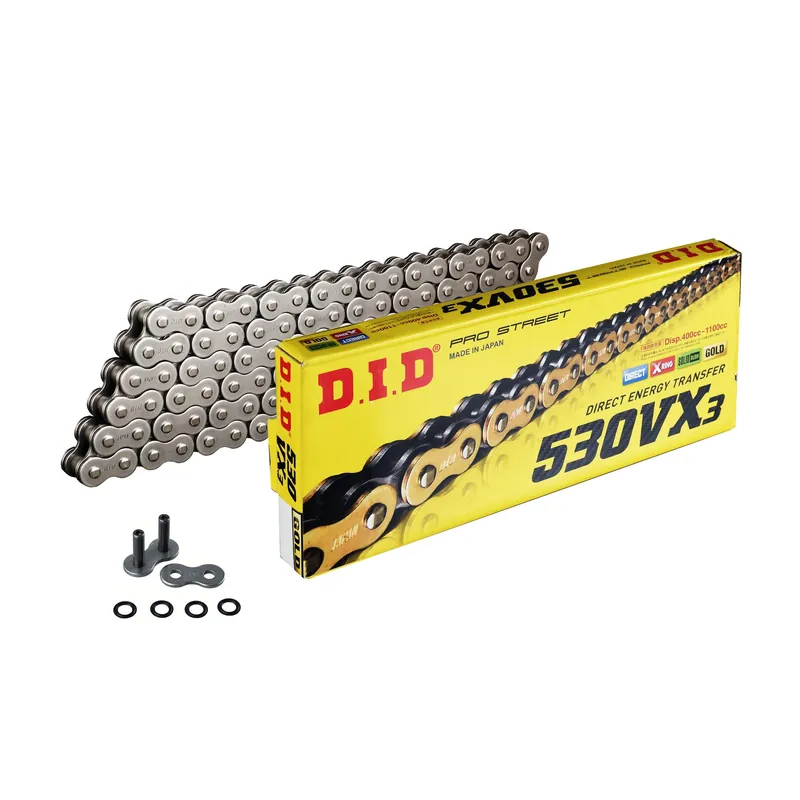 DID Kette 530 VX3 BB 128 mit Niet-Schloss D530VX3-128L Saisonangebot
