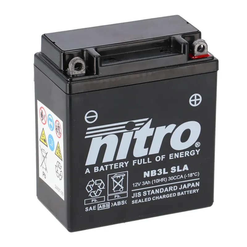 Nitro Batterie 12V 3AH YB3L-B SLA Gel 50313 NB3L SLA Schneller Versand