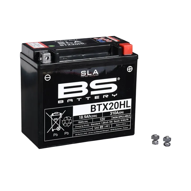 BS Batterie 12V 18AH YTX20HL- Gel -Battery 808765 Schneller Versand