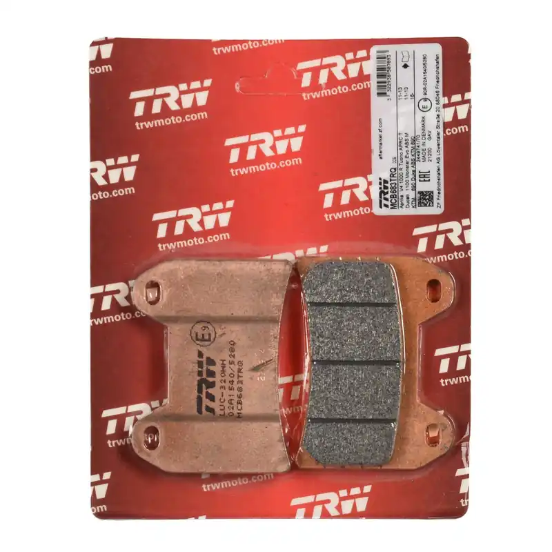 Sale TRW Bremsbelag Sinter Racing ABE MCB683TRQ