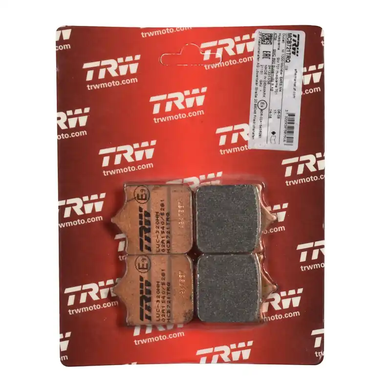 Neuheit TRW Bremsbelag Sinter Racing ABE MCB721TRQ