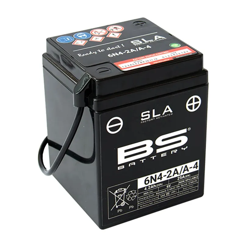 BS Batterie 6V 4AH 6N4-2A-4 GEL -Battery 00414 807924 Finale Aktion