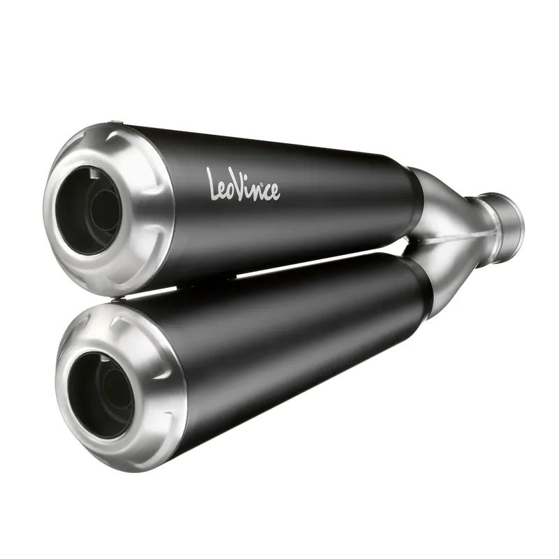 Top-Seller LeoVince Auspuff GP Duals Komplettan. Schw. 15128K